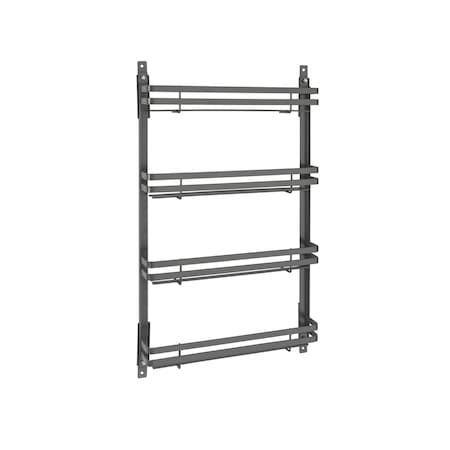 Rev-A-Shelf Steel, Orion Gray, 13.62 in W, 23.35 in H, 2.48 in D, 2.48 in L, Orion Gray 5365-14-FOG